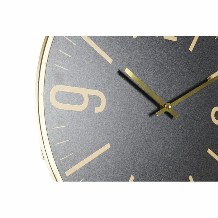 Wall Clock DKD Home Decor 40 x 4 x 40 cm Black Brown Iron Pendulum MDF Wood (2 Units) - Декорация и Осветление<<<Дом
