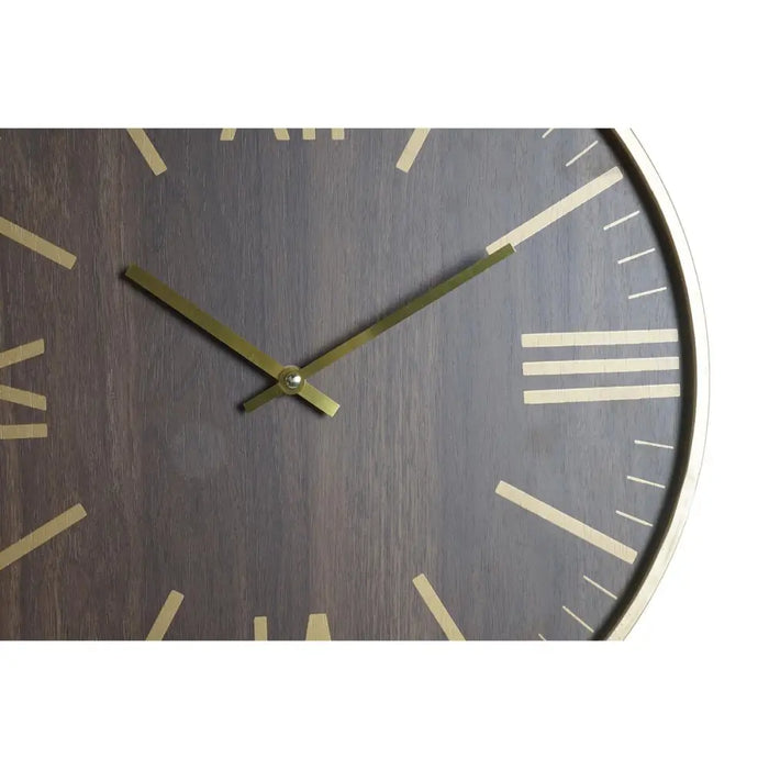 Wall Clock DKD Home Decor 40 x 4 x 40 cm Black Brown Iron Pendulum MDF Wood (2 Units) - Декорация и Осветление<<<Дом