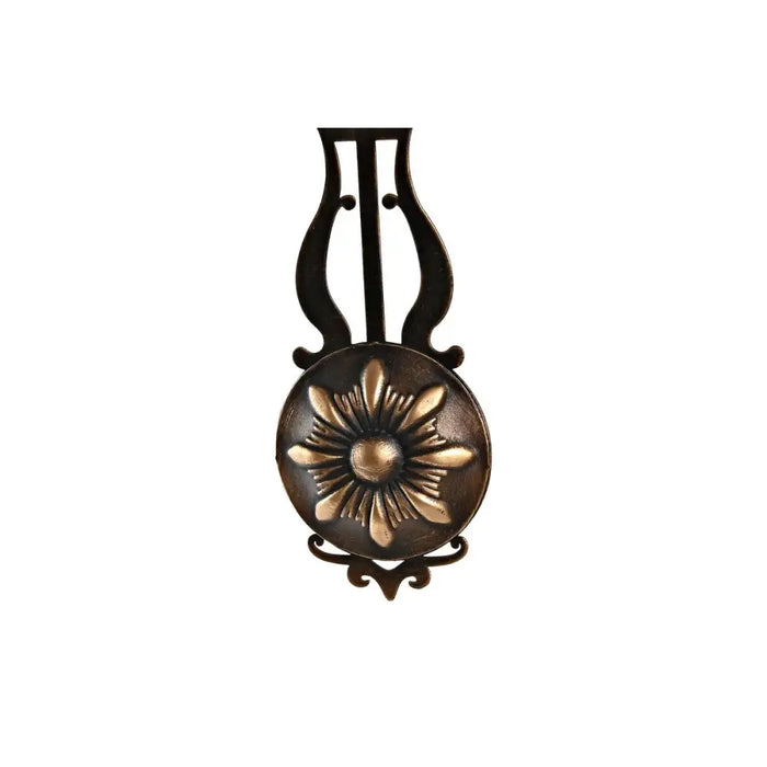 Wall Clock DKD Home Decor Black Golden Crystal Iron Pendulum 27 x 7,5 x 57,5 cm (2 Units) - Стенни часовници и