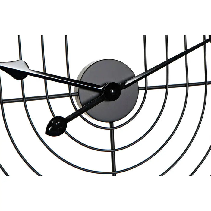 Wall Clock DKD Home Decor Black Golden Metal 60 x 3 x 60 cm Modern (2 Units) - Декорация и Осветление<<<Дом