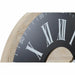 Wall Clock DKD Home Decor Black MDF White (60 x 4,5 x 60 cm) - Декорация и Осветление<<<Дом Градина<<<BigBuy&&&Стенни