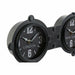 Wall Clock DKD Home Decor Crystal Black Iron (58 x 6.5 x 18 cm) - Декорация и Осветление<<<Дом