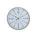 Wall Clock DKD Home Decor Crystal Golden Metal White Compass (60 x 3 x 60 cm) - Декорация и Осветление<<<Дом