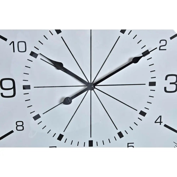 Wall Clock DKD Home Decor Crystal Golden Metal White Compass (60 x 3 x 60 cm) - Декорация и Осветление<<<Дом