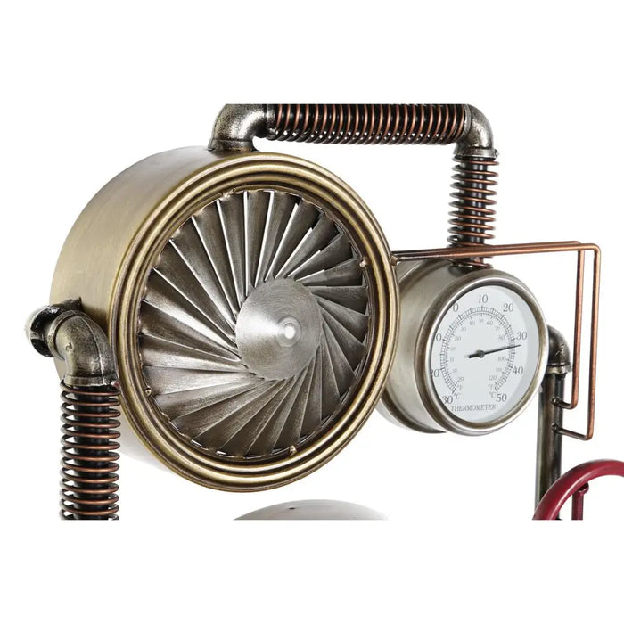 Wall Clock DKD Home Decor Valves Crystal Golden Iron (50,5 x 12 x 73 cm) - Декорация и Осветление<<<Дом