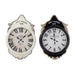 Wall Clock DKD Home Decor White Black Crystal Iron 61 x 6 x 89 cm (2 Units) - Декорация и Осветление<<<Дом