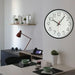 WALL CLOCK F30 CM. BLACK/WHITE - Часовници<<<Декорации<<<Мебели и интериор<<<Praktiker