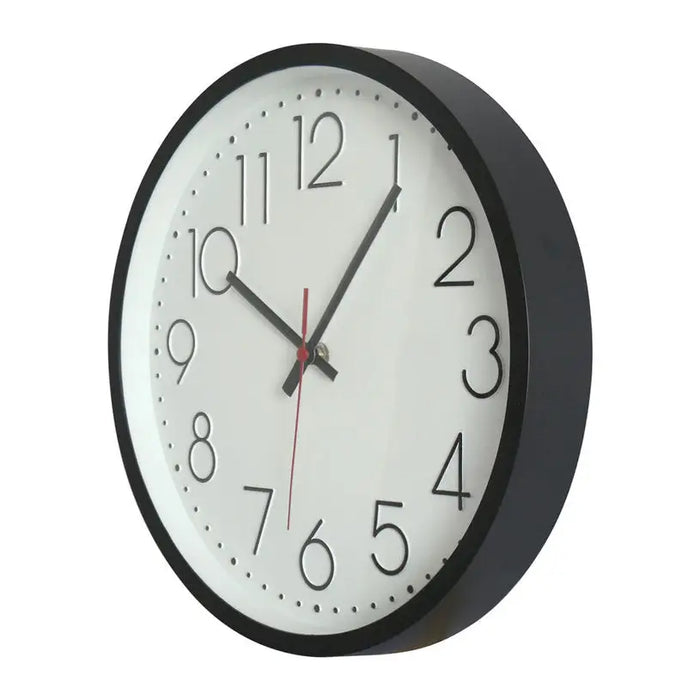 WALL CLOCK F30 CM. BLACK/WHITE - Часовници<<<Декорации<<<Мебели и интериор<<<Praktiker