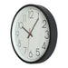 WALL CLOCK F30 CM. BLACK/WHITE - Часовници<<<Декорации<<<Мебели и интериор<<<Praktiker