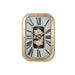 Wall Clock Home ESPRIT Beige Golden Crystal Iron Glam 43 X 8,5 X 63 CM - Декорация и Осветление<<<Дом