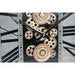 Wall Clock Home ESPRIT Beige Golden Crystal Iron Glam 43 X 8,5 X 63 CM - Декорация и Осветление<<<Дом