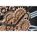 Wall Clock Home ESPRIT Black Golden Iron 80 X 8,5 X 80 cm - Декорация и Осветление<<<Дом Градина<<<BigBuy&&&Стенни