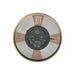 Wall Clock Home ESPRIT Black Golden Metal Crystal Vintage 80 x 9,5 x 80 cm - Декорация и Осветление<<<Дом