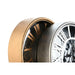 Wall Clock Home ESPRIT Black Golden Silver Metal Crystal 25 x 6,3 x 25 cm (2 Units) - Декорация и Осветление<<<Дом