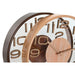 Wall Clock Home ESPRIT Brown Natural PVC Wood 30 x 4,7 x 30 cm (2 Units) - Декорация и Осветление<<<Дом