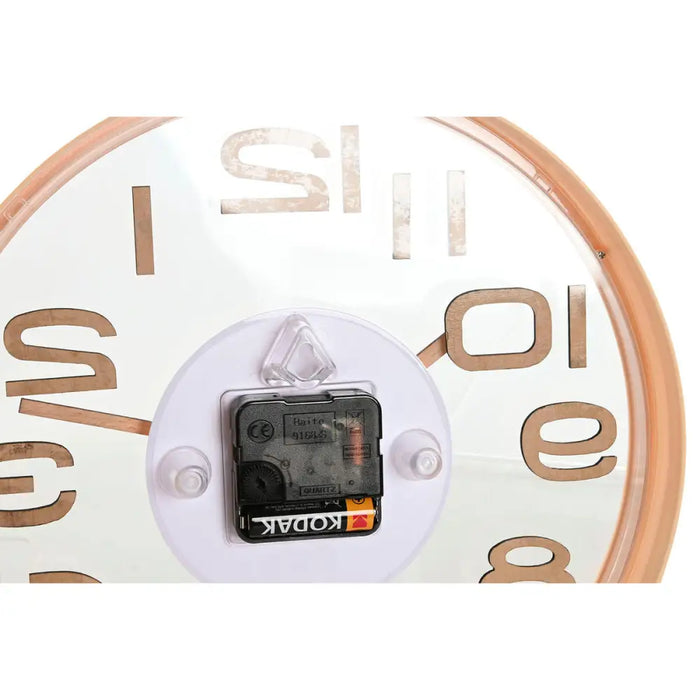 Wall Clock Home ESPRIT Brown Natural PVC Wood 30 x 4,7 x 30 cm (2 Units) - Декорация и Осветление<<<Дом