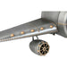 Wall Clock Home ESPRIT Golden Silver Metal Aeroplane Vintage 143 x 20 x 46 cm - Декорация и Осветление<<<Дом