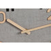 Wall Clock Home ESPRIT Grey Natural MDF Wood 30 x 5 x 30 cm (2 Units) - Декорация и Осветление<<<Дом