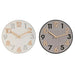 Wall Clock Home ESPRIT Grey Natural MDF Wood 30 x 5 x 30 cm (2 Units) - Декорация и Осветление<<<Дом