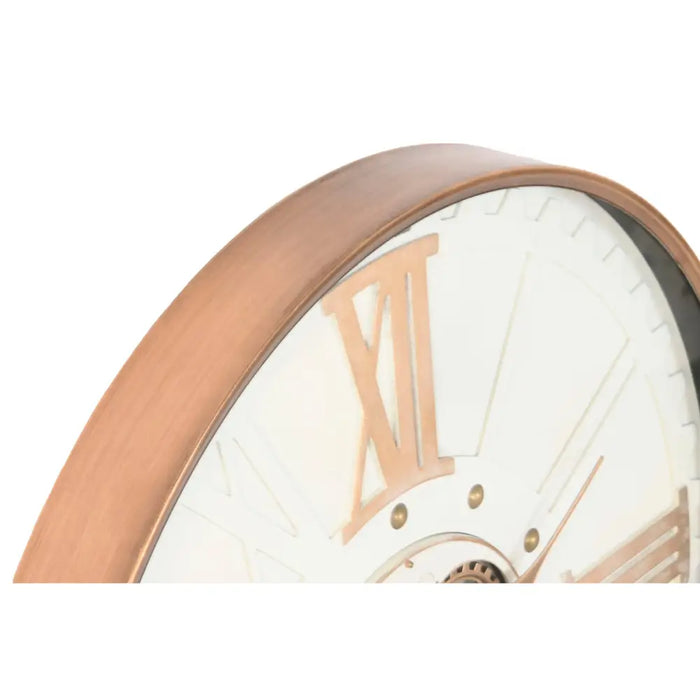 Wall Clock Home ESPRIT White Golden Metal Crystal Urban 80 x 8 x 80 cm - Декорация и Осветление<<<Дом