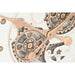 Wall Clock Home ESPRIT White Golden Metal Crystal Urban 80 x 8 x 80 cm - Декорация и Осветление<<<Дом