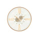 Wall Clock Home ESPRIT White Golden Metal Crystal Urban 80 x 8 x 80 cm - Декорация и Осветление<<<Дом