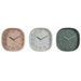 Wall Clock Home ESPRIT White Green PVC 28,5 x 5 x 28,5 cm (3 Units) - Декорация и Осветление<<<Дом