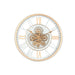 Wall Clock Home ESPRIT White Metal Crystal Vintage 60,5 X 9,5 X 60,5 CM - Декорация и Осветление<<<Дом