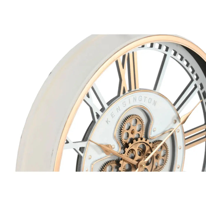 Wall Clock Home ESPRIT White Metal Crystal Vintage 60,5 X 9,5 X 60,5 CM - Декорация и Осветление<<<Дом