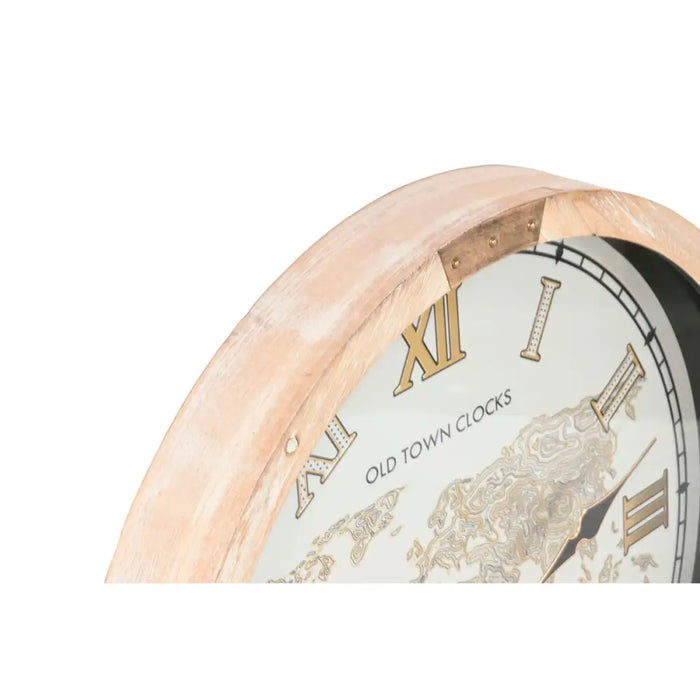 Wall Clock Home ESPRIT White Natural Crystal Vintage 63,5 X 8 X 63,5 CM - Декорация и Осветление<<<Дом