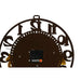 Wall Clock Home ESPRIT Yellow Red Metal Vintage 34 x 33,5 x 32,5 cm (2 Units) - Декорация и Осветление<<<Дом