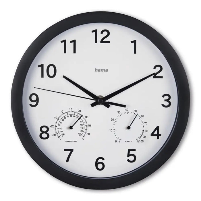 Wall clock ’Malta’ diameter 25 cm silent Thermometer / Hygrometer - Часовници<<<Продукти за дома<<<ValiAPI