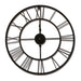 WALL CLOCK METAL BLACK F60 CM. - Часовници<<<Декорации<<<Мебели и интериор<<<Praktiker