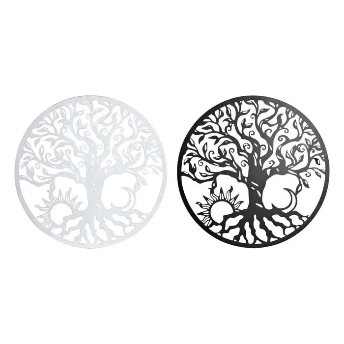 Wall Decoration DKD Home Decor 100 x 1 x 100 cm Black White Indian Man (2 Units) - Декорация и Осветление<<<Дом