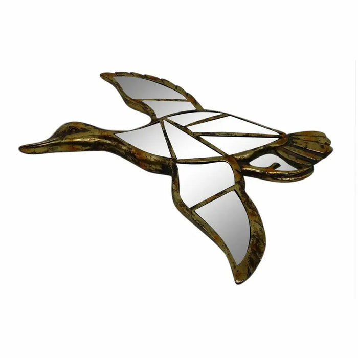Wall Decoration DKD Home Decor 38 x 3 x 37 cm Golden Duck - Декорация и Осветление<<<Дом Градина<<<BigBuy&&&Други