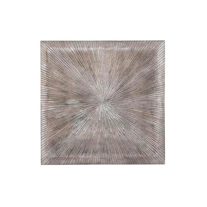 Wall Decoration DKD Home Decor 3D 121,5 x 2,5 x 122 cm Silver Modern - Декорация и Осветление<<<Дом