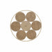 Wall Decoration DKD Home Decor 45,5 x 2 x 45,5 cm Natural - Декорация и Осветление<<<Дом Градина<<<BigBuy&&&Други