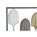 Wall Decoration DKD Home Decor Black Metal Multicolour Modern Leaf of a plant (35 x 2 x 90 cm) - Декорация и