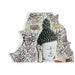 Wall Decoration DKD Home Decor Blue Red Golden Buddha Oriental 19 x 3,1 x 26,5 cm (3 Pieces) - Декорация и