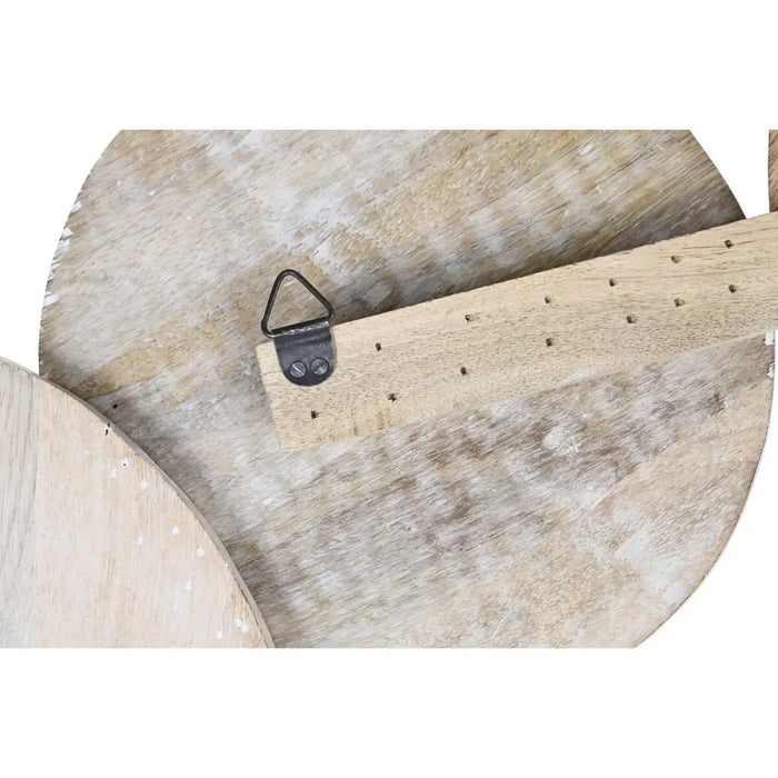 Wall Decoration DKD Home Decor Brown White Mango wood (100 x 3 x 62 cm) - Декорация и Осветление<<<Дом