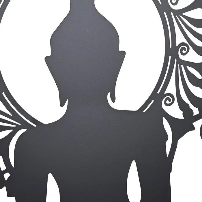 Wall Decoration DKD Home Decor Metal Buddha (2 Units) (60 x 1 x 60 cm) - Декорация и Осветление<<<Дом