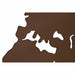 Wall Decoration DKD Home Decor Metal World Map (100 x 1 x 100 cm) (3 pcs) - Декорация и Осветление<<<Дом