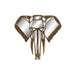 Wall Decoration DKD Home Decor Mirror Elephant Golden Resin (41 x 11 x 38 cm) - Декорация и Осветление<<<Дом