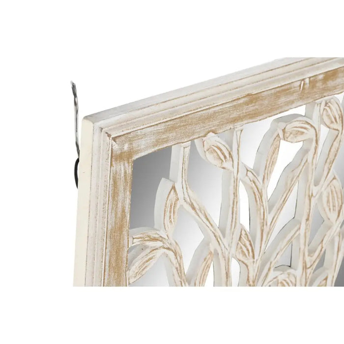Wall Decoration DKD Home Decor Mirror Tree White MDF Wood (45 x 2,5 x 65 cm) - Декорация и Осветление<<<Дом