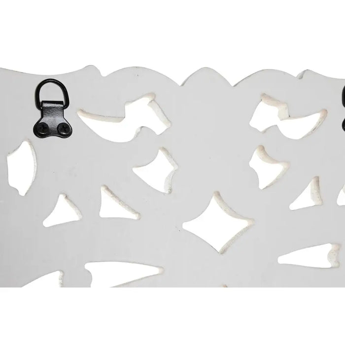 Wall Decoration DKD Home Decor Mirror White MDF Wood (90 x 1,5 x 90 cm) - Декорация и Осветление<<<Дом
