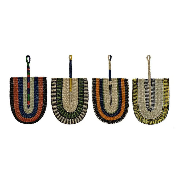 Wall Decoration DKD Home Decor Multicolour Oriental 46 x 1 x 26 cm (4 Pieces) - Декорация и Осветление<<<Дом