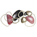 Wall Decoration DKD Home Decor Red Golden Metal (105.4 x 8.3 x 50.2 cm) - Декорация и Осветление<<<Дом