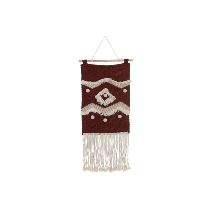 Wall Decoration DKD Home Decor Red Natural Boho 45 x 2 x 115 cm - Декорация и Осветление<<<Дом Градина<<<BigBuy&&&Други