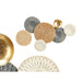 Wall Decoration Gift Decor Blue White Brown Metal 72,4 x 5,1 x 42,5 cm (4 Units) - Декорация и Осветление<<<Дом