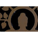 Wall Decoration Home ESPRIT Black Golden Buddha Oriental 100 x 1 x 100 cm (2 Units) - Декорация и Осветление<<<Дом